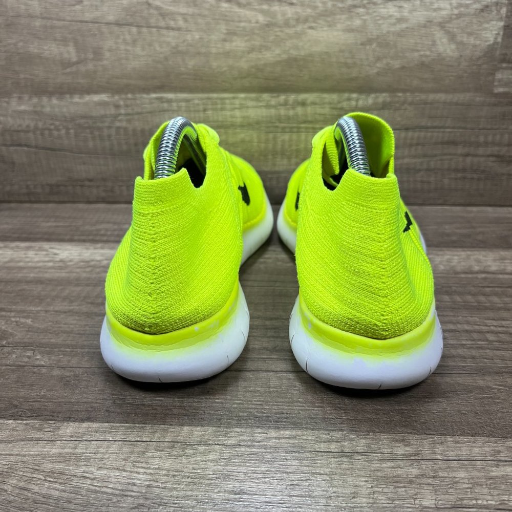 Nike Free RN Flyknit Yellow Womens US Size 10 EUR 42 842546-700 Running Shoes - Picture 5 of 10